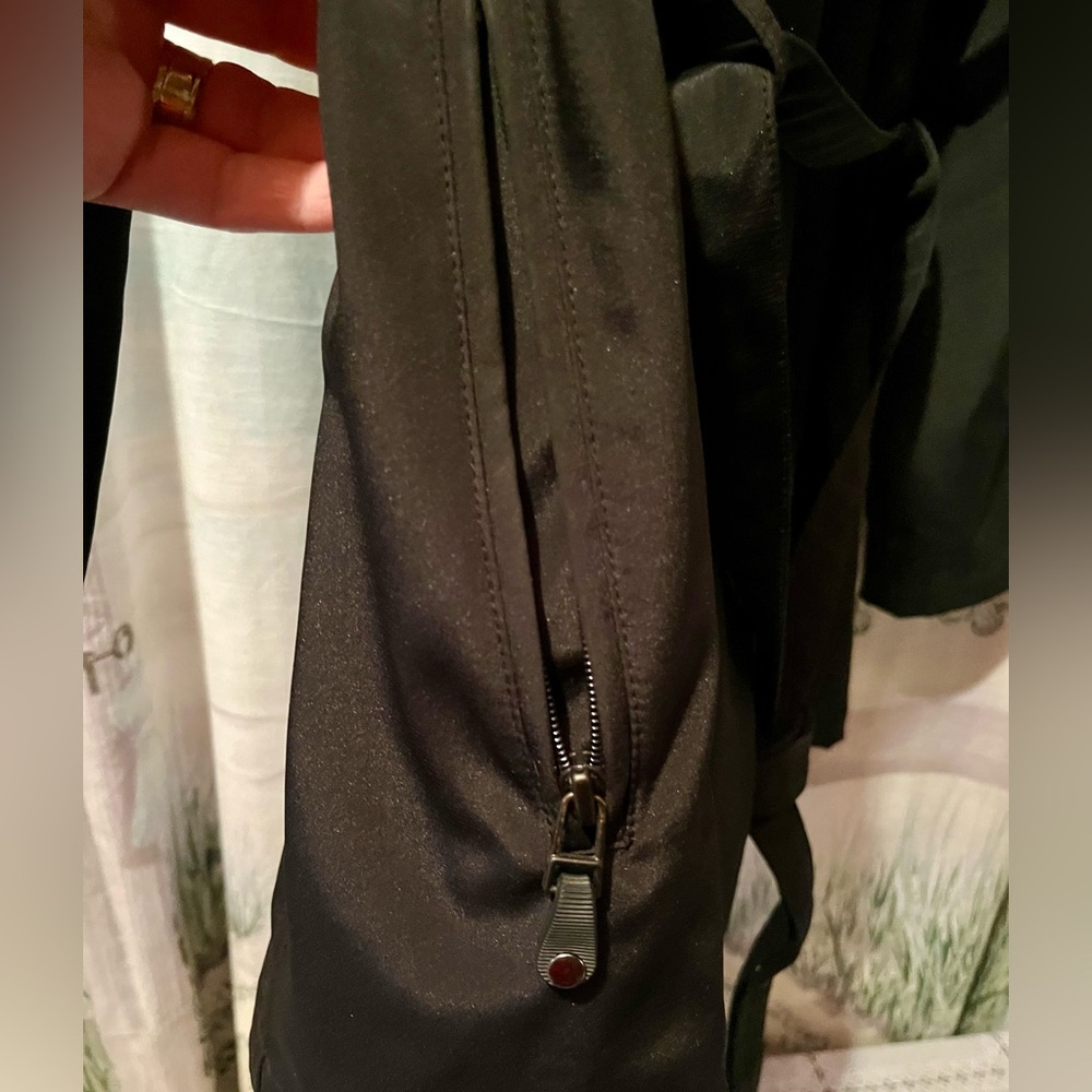 Black Rain Coat - Picture 3 of 4